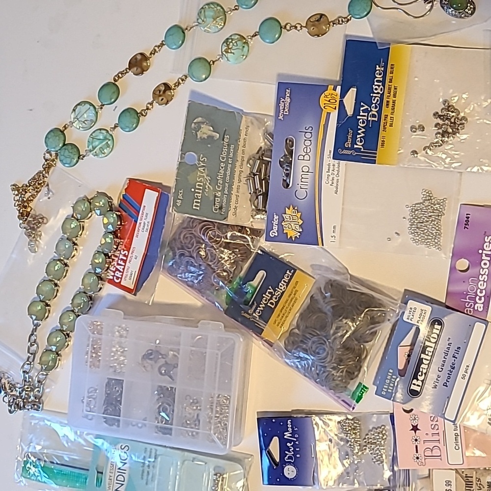 Bundle of Jewerly Making Findings & Misc.  Over 50 packages - Picture 4 of 16